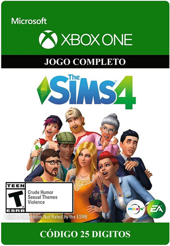 The Sims 4 Xbox One Codigo 25 Digitos Oficial